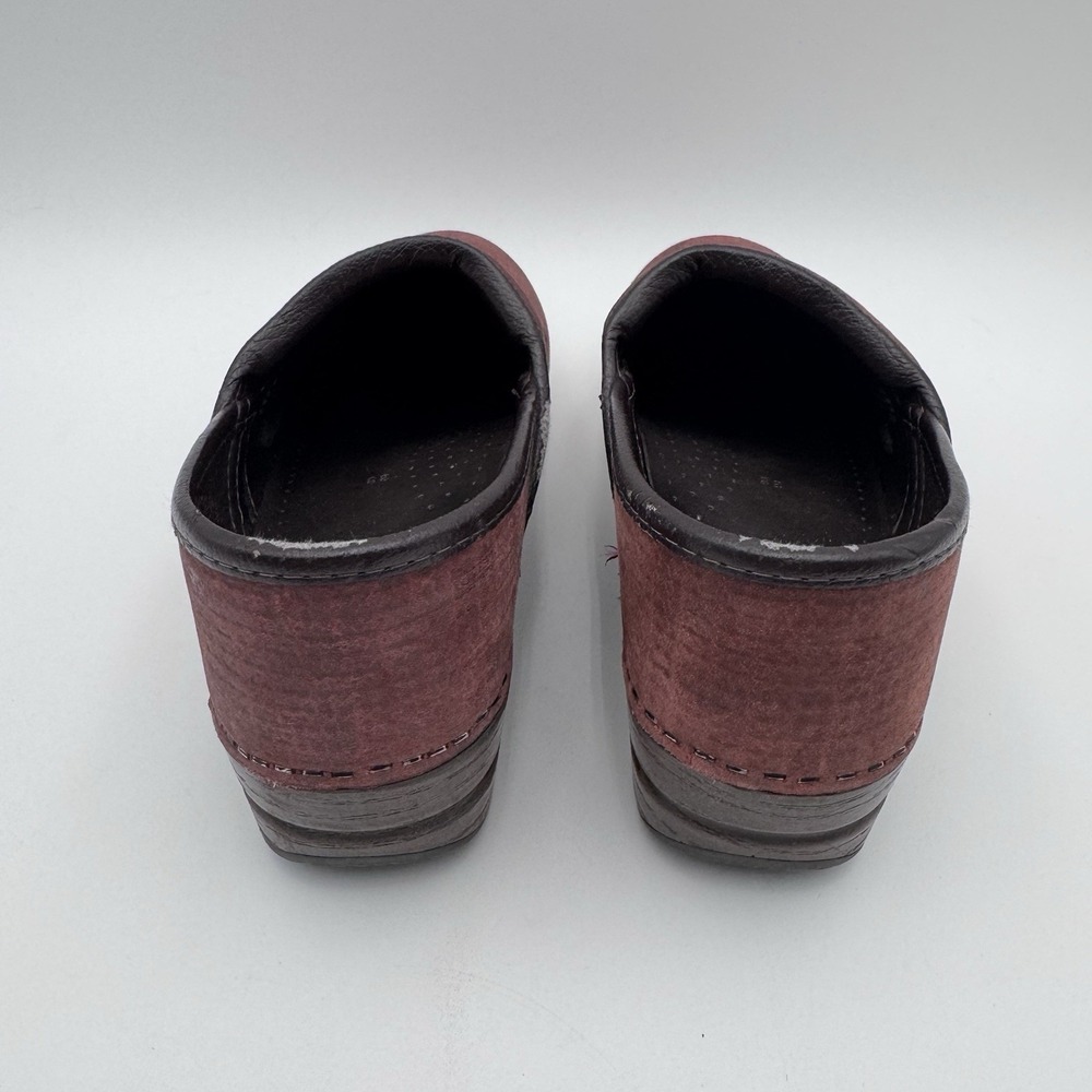 Dansko XP Maroon Red Leather Women's Clog Size 38 (8-9 US) 106247878 - Picture 5 of 9